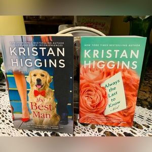 Lot of 2 Kristan Higgins Novels The Best Man Always the Last to Know Softcover